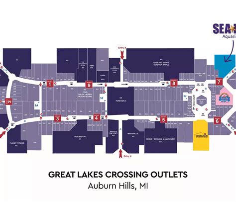 great lakes outlet map